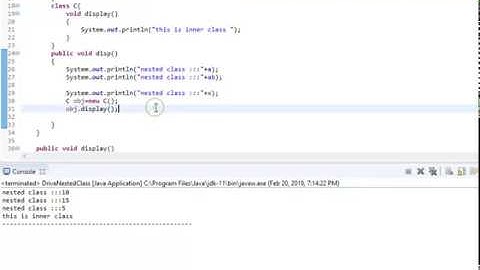 inner,nested classes in java?