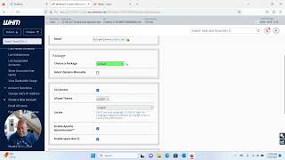 Creating a CPanel Web Server in WHM on Godaddy.