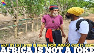 Rasta Man I Couldn't Be A Jamaican Still Living In Ghana So Long Over 30 Years. Pt1