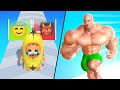 Muscle Rush | Epic Banana Run / All Level Gameplay: Android,iOS - New APK Update