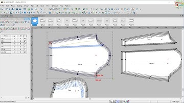 How to make hoodie jacket block pattern, Jacket pattern, Grading and consumption by optitex Part-6