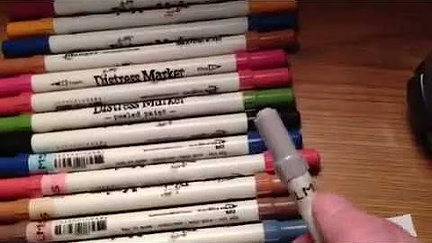 Distress Markers - labeling tip