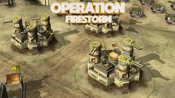 GLA Fortress 1 vs 2 USA Air Force (MOD OPERATION FIRESTORM) C&C Generals Zero Hour
