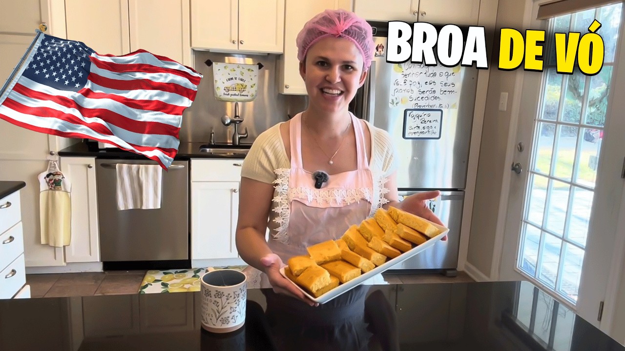 RECEITA DE BROA DE FUBÁ IGUAL DE CASA DE VÓ 💛