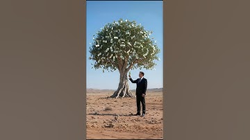 Elon Musk money Tree and Saves It from Drying Up 😭 #save #ai #shortsfeed #money #elonmusk