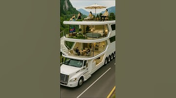 Luxury on Wheels: The Triple-Deck RV of the Future  #dreamrv #nextgenrv #travel