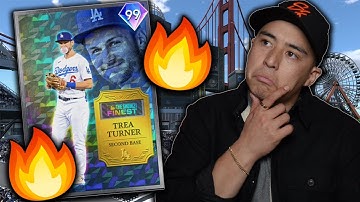 99 TREA TURNER MAKES THEM RAGE QUIT! BEST CARD IN MLB THE SHOW 21?!