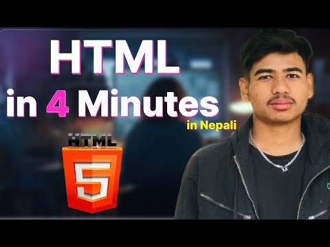 Introduction of HTML in Nepali  🇳🇵