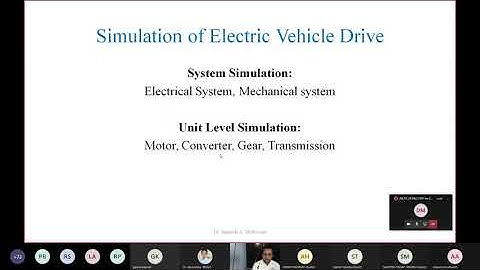 Simulation and Analysis of EV by Dr Jigneh makwana,Rhyni Skills, Bhavnagar, in ATAL FDP at NIT Patna