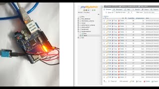 Sending Temperature and Humidity Data to MySQL Server(PHPMYADMIN) using Arduino