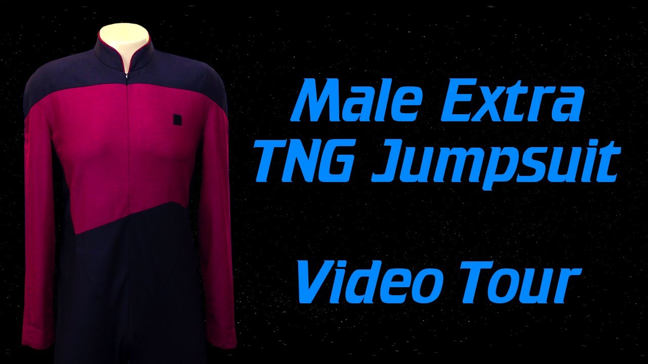Screen-used Male Extra TNG Jumpsuit Examination - Star Trek Costume Guide
