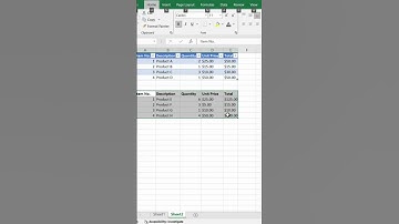 Excel Table Formatting Tutorial: Create and Format Tables Like a Pro! 📊🔍 #excel