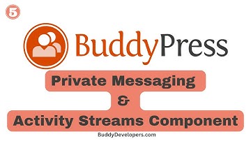 BuddyPress Private Messaging & Activity Streams Component | How to Use BuddyPress with WordPress
