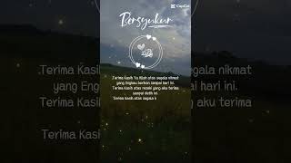 Jangan Lupa Bersyukur #motivasidiri #musikvlog #motivasihidup #katakatabijak #shorts #persawahan