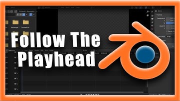 Blender Tutorial: How To Follow The Playhead At The Current Frame In Blender Video Editing