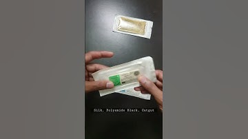 Surgical Suture | Silk, Catgut, Polyamide Black #tcml #shorts