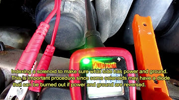 Testing a Solenoid With a Power Probe