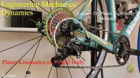 Dynamics 16.1: Planar Rigid Body Motion