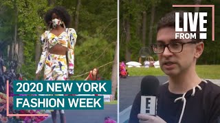 Christian Siriano Throws NYFW Runway Show in His Backyard | NYFW | E! Red Carpet & Award Shows