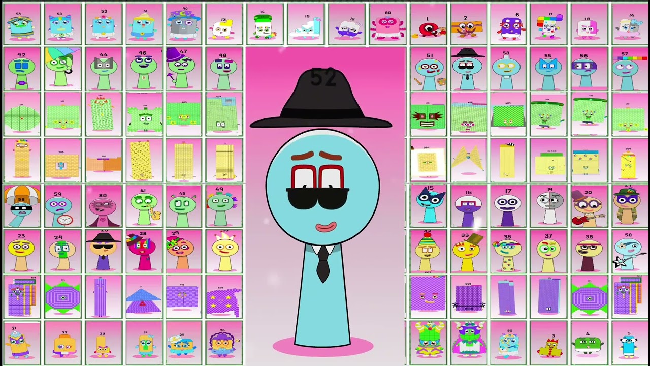 Incredibox SprunkiOC ALL Numberblocks | Phases 4 Complation #sprunki #numberblocksquarterband