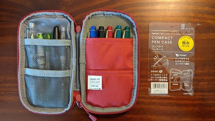 Storing Fountain Pens in a Lihit Lab Smart Fit Actact Compact Pen Case 