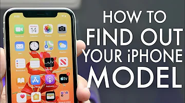 Jak zjistím, jaký je můj model iPhonu?