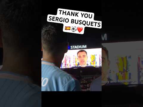 Thank you Sergio!😭❤️