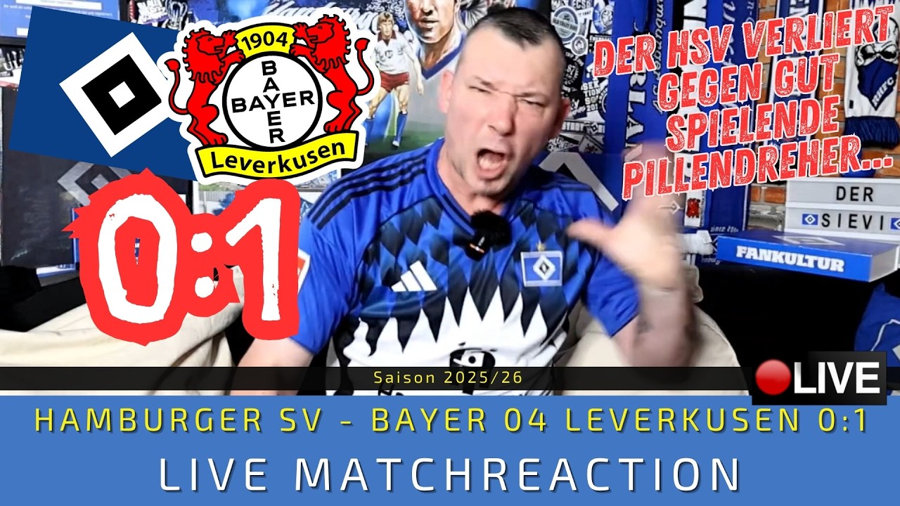 🔴LIVE: HSV - Bayer 04 Leverkusen | PILLENKUSEN vernaschen und die Punkte in Hamburg lassen!