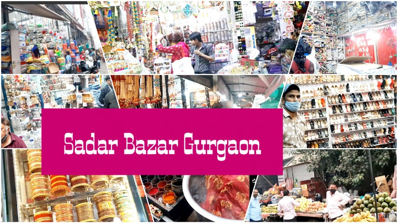 Sadar Market Gurgaon सदर बजार gurgaon Sadar Bazar Cheapest market of Gurgaon