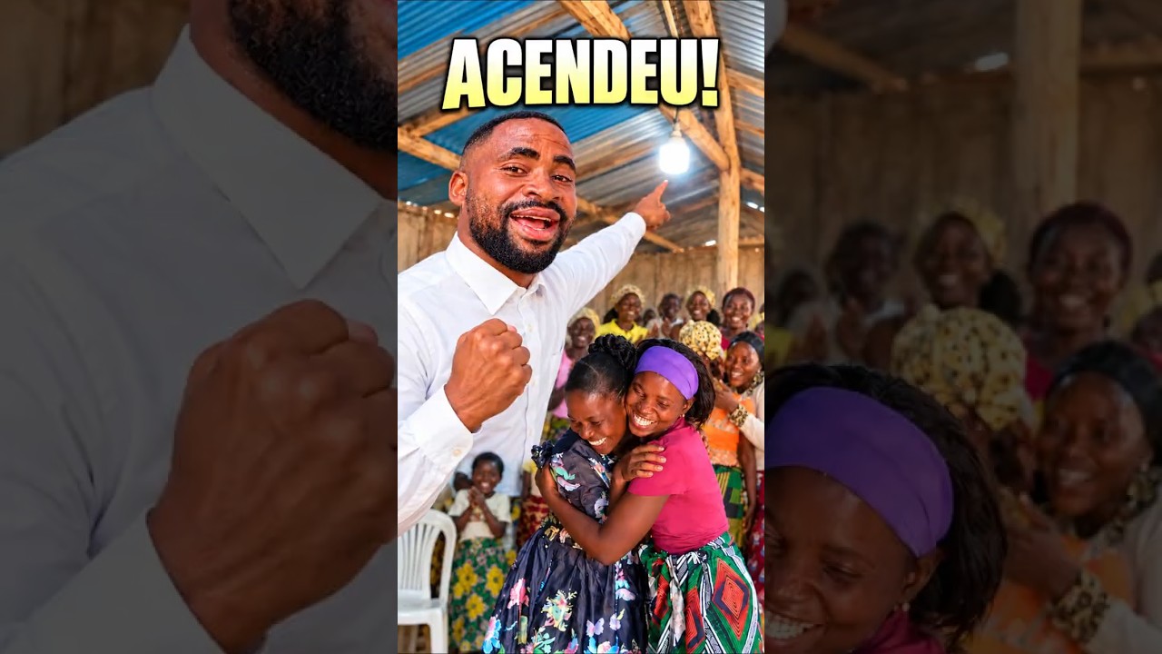 💡 DEPOIS DE 22 ANOS, A LUZ ACENDEU NA NOSSA IGREJA! 😭🙌 🇲🇿 #shorts #viral