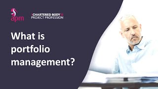 Project Management: Portfolio Management | What is portfolio management?