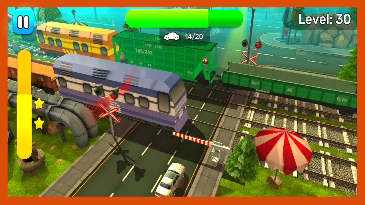 RAILROAD cROSSING 2LEVEL 30 NEW UPDATE NEW tRAIN & NEW
