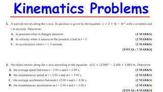 PHY101 TUTORIAL SHEET 3-KINEMATICS