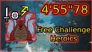 4 Minute Club! Free Challenge Arch Tempered Uth Duna HEROICS (The Daunting Downpour) Solo