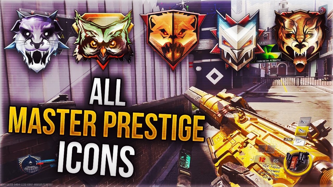 All Master Prestige Emblems In Infinite Warfare Master Prestiges