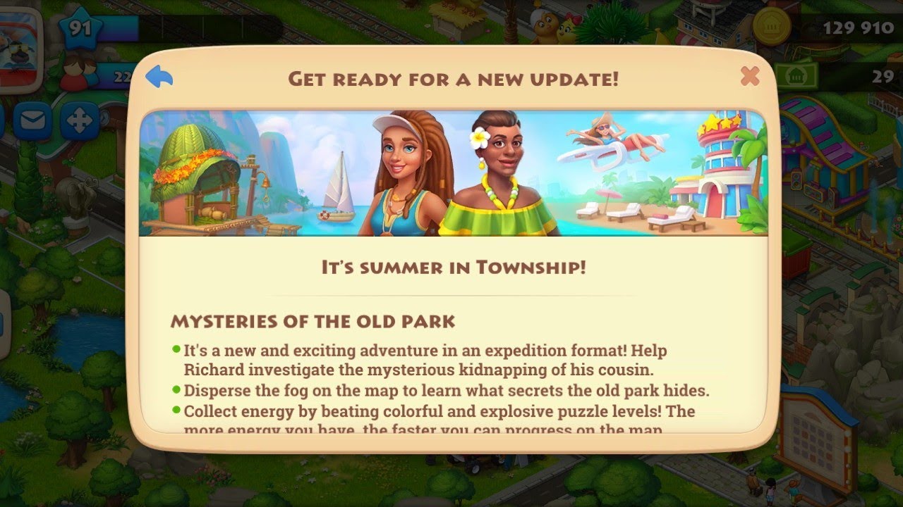 TOWNSHIP NEW UPDATE AUGUST