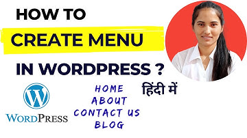 How to Create Menu in WordPress | WordPress Menu Create Kaise Kare | Hindi Tutorial