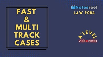 Fast & Multi Track cases | A Level Notes Law 9084