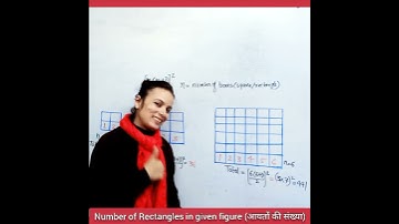 Number Of Rectangles in Given Figure| How to count Rectangles 2 seconds trick #shorts