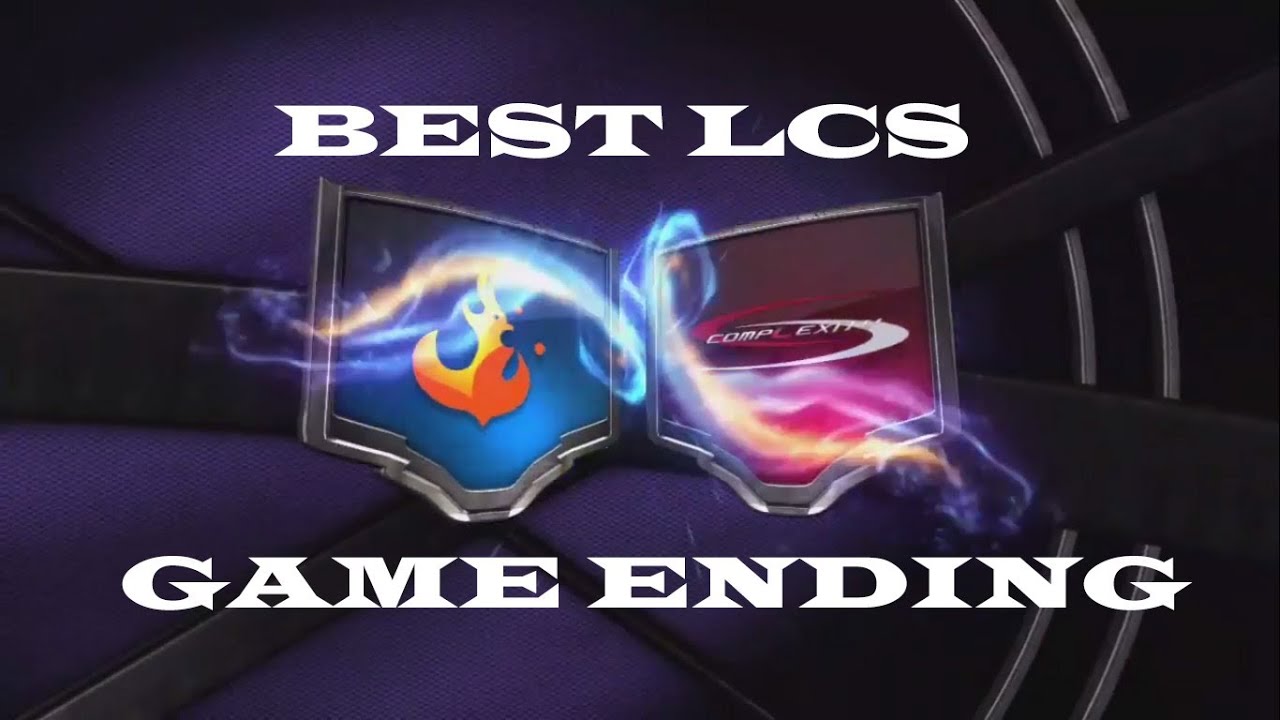 Lcs Game Best LCS Game Ending - CRS vs COL - NA LCS Summer Split 2014 - YouTube
