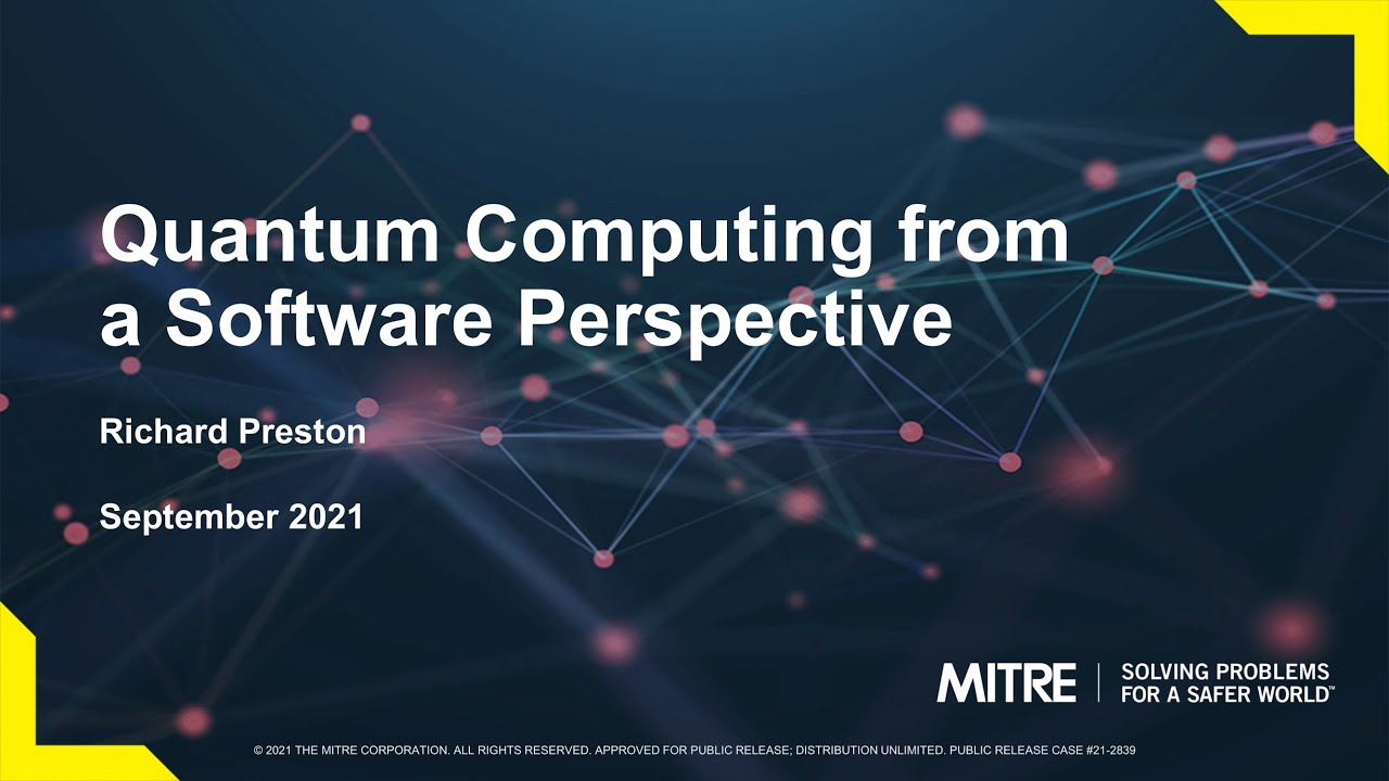 Quantum Computing from a Software Perspective, by Richard Preston - YouTube