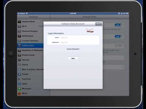 How To Setup Personal Hotspot on Verizon New iPad.mp4