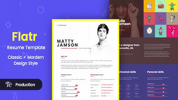 FLATR - One Page Resume & Portfolio HTML Template | Themeforest Website Templates and Themes
