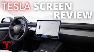 TESLA SCREEN REVIEW (Tesla Model 3/Model Y Infotainment Walkthrough)