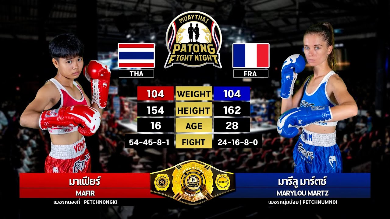 Mafia Petchmongkoldee vs Marylou Martz
