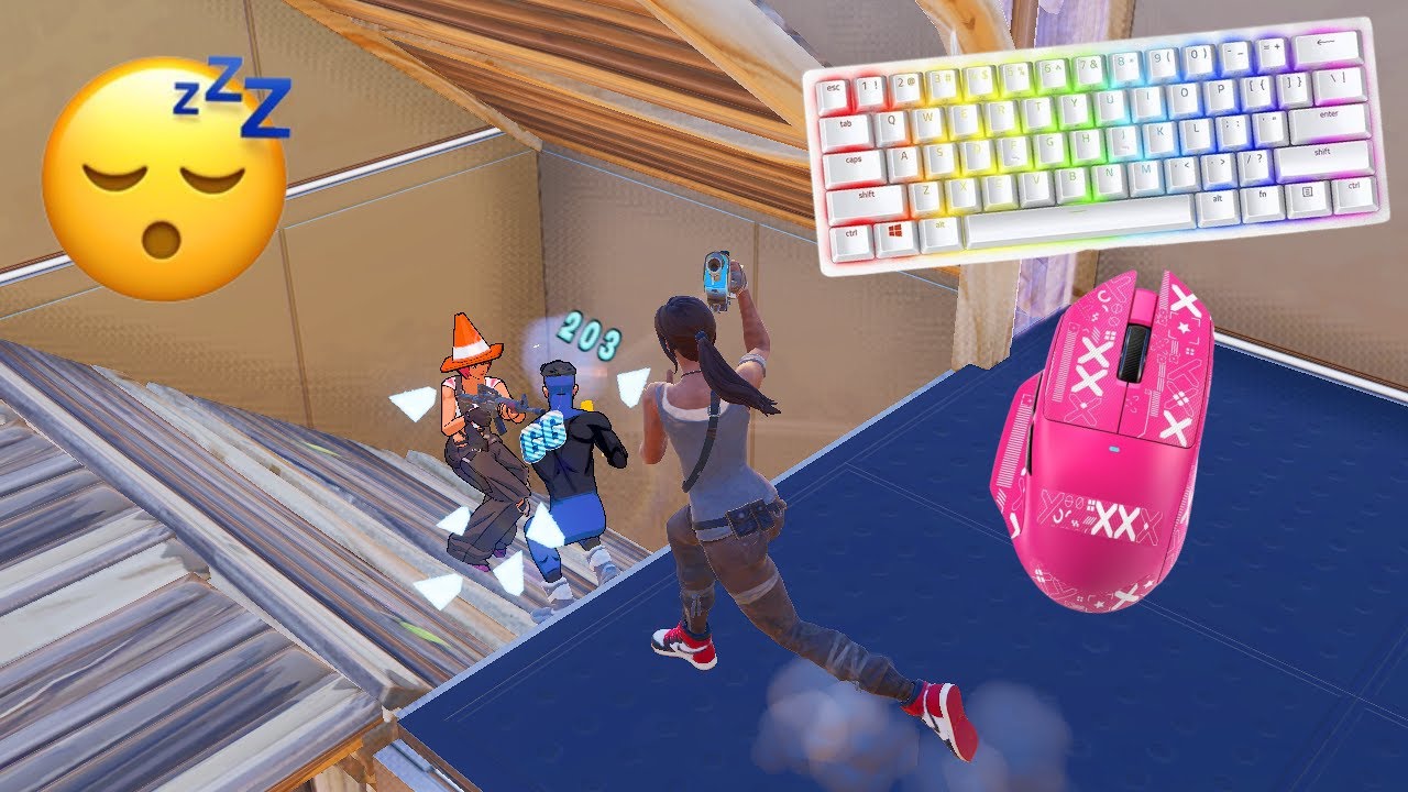 Fortnite ASMR | 2v2 Piece Control | Attack Shark V6 Mouse