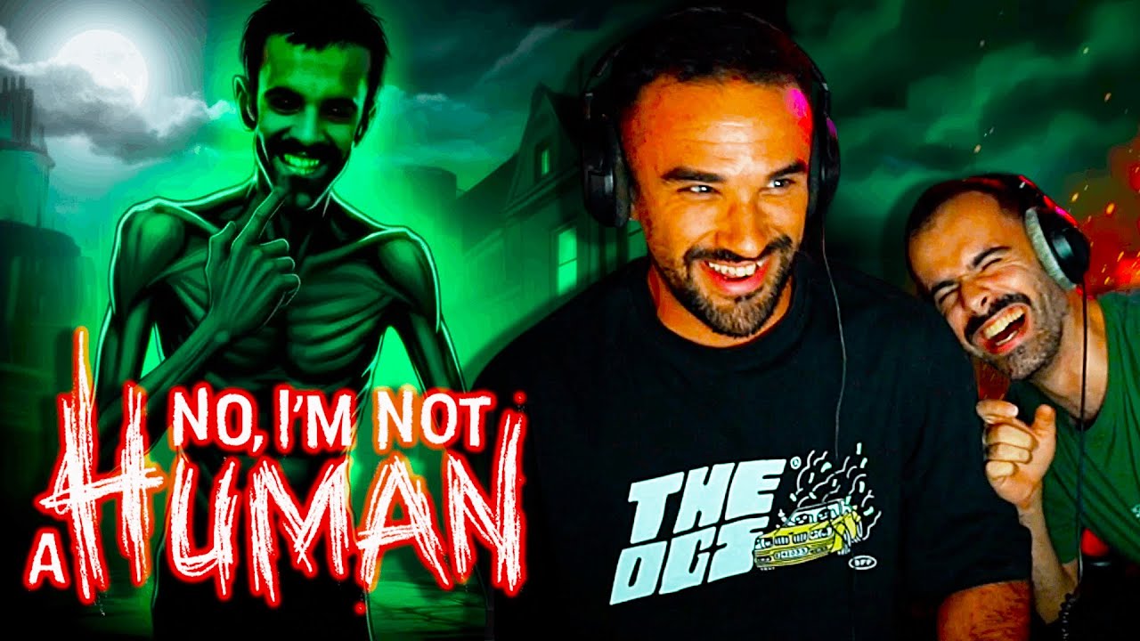 LOS VISITANTES 🧟‍♂️🚪 | IlloJuan y Andrés juegan a No, I'm not a Human | Mejores Momentos
