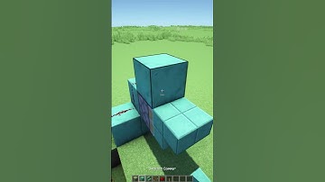 Minecraft Creeper Nether Portal Tutorial #shorts