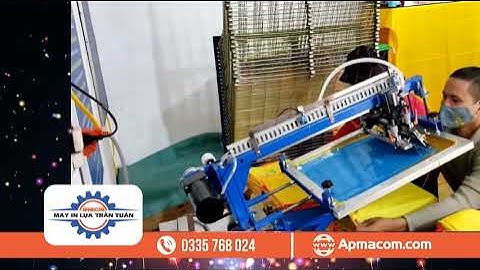 Máy in lụa 🔴 in túi vải