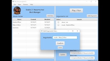 My D2R Mod Manager - Rough Overview